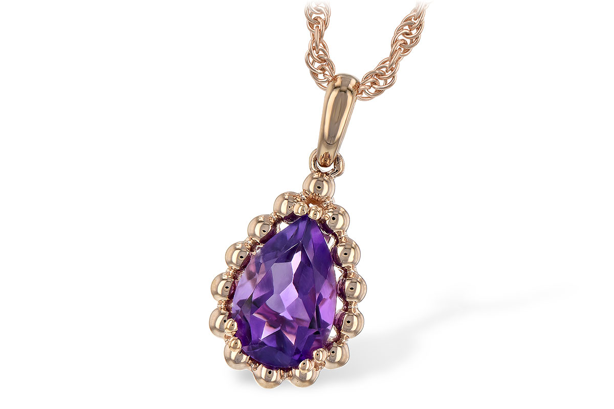 L225-86253: NECKLACE 1.06 CT AMETHYST