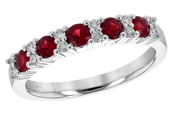 L226-74453: LDS WED RG .66 RUBY .83 TGW