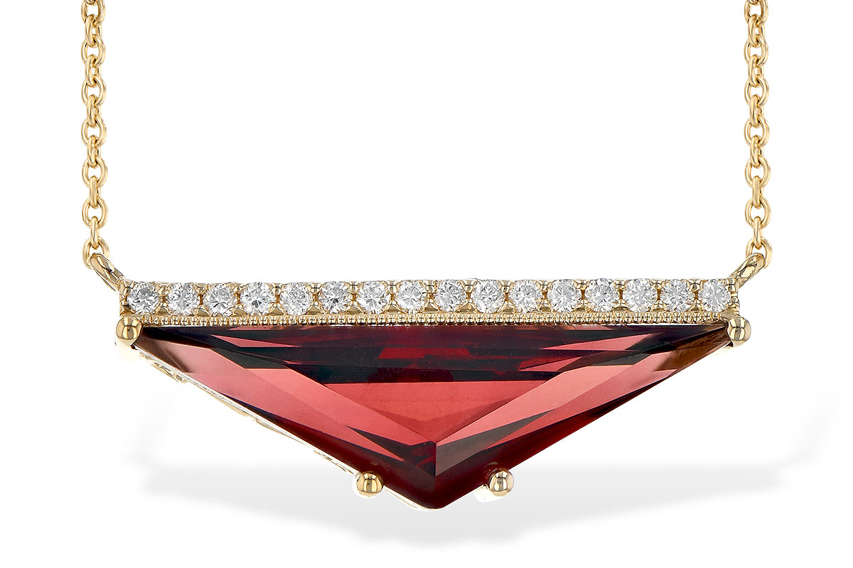 L226-78962: NECK 2.85 GARNET 2.95 TGW