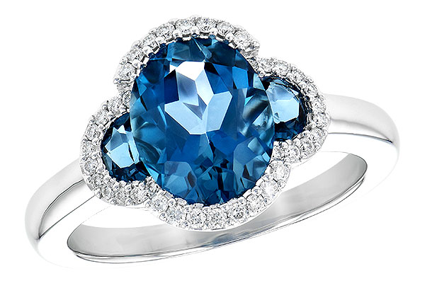 L226-78971: LDS RG 3.04 TW LONDON BLUE TOPAZ 3.20 TGW