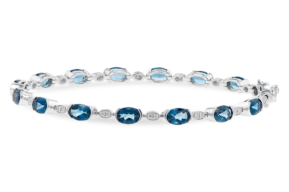 L226-78999: BRACELET 7.20 LONDON BLUE TOPAZ 7.36 TGW