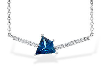 L226-79835: NECK .87 LONDON BLUE TOPAZ .95 TGW