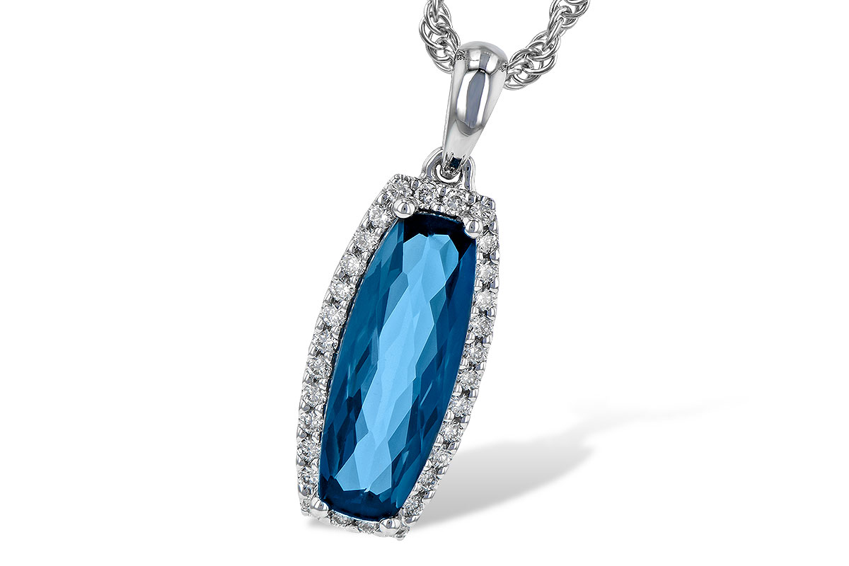 L226-80735: NECK 1.58 LONDON BLUE TOPAZ 1.70 TGW