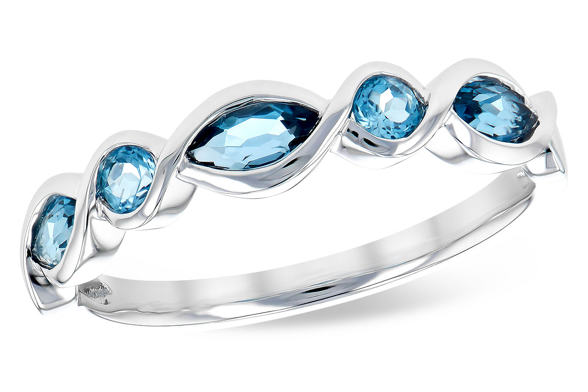 L309-48962: LDS RG .60 TW BLUE TOPAZ