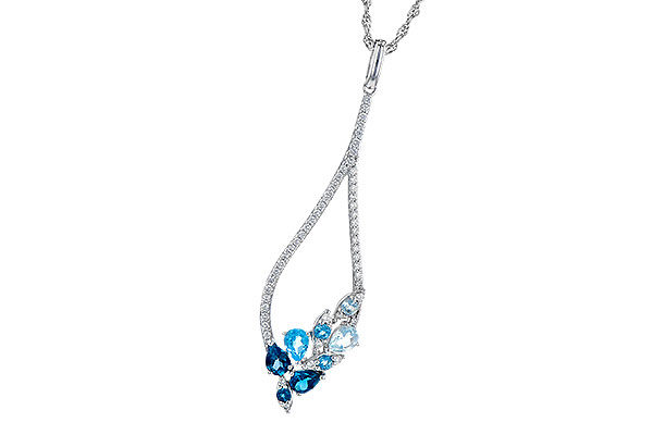 L309-49862: NECK .82 BLUE TOPAZ 1.05 TGW