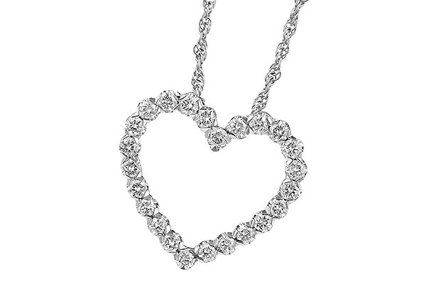 L309-52617: NECKLACE .50 TW