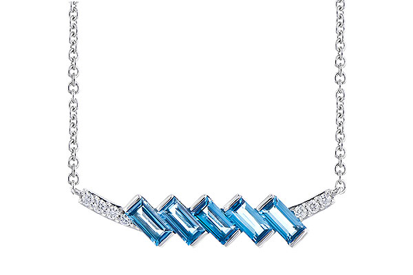 L309-53526: NECK .75 LONDON BLUE TOPAZ .80 TGW