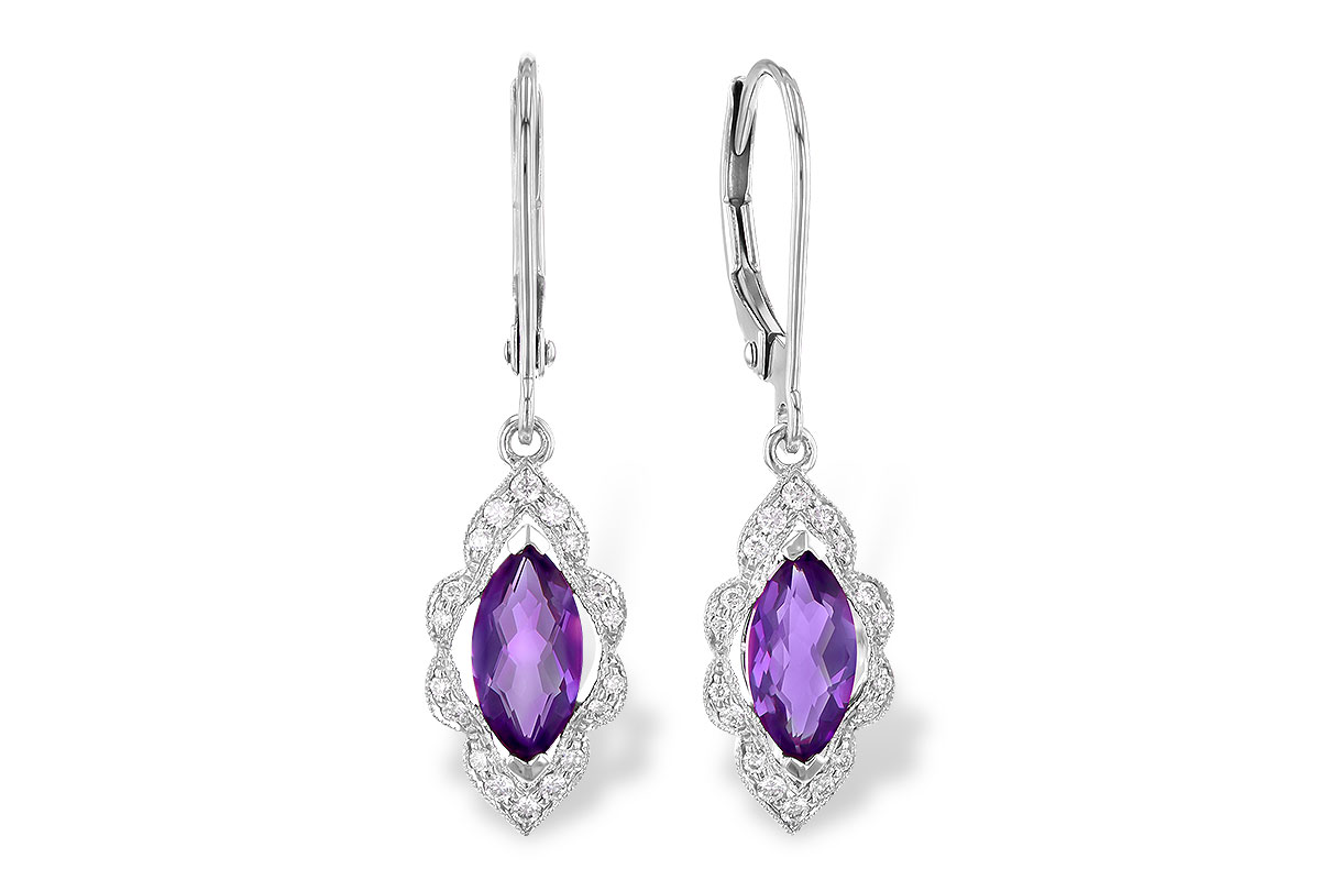 L309-54371: EARR .92 TW AMETHYST 1.07 TGW