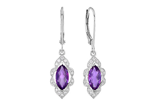 L309-54371: EARR .92 TW AMETHYST 1.07 TGW