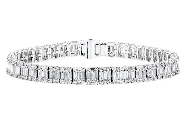 L310-38971: BRACELET 2.72 TW BAGUETTES 4.10 TW
