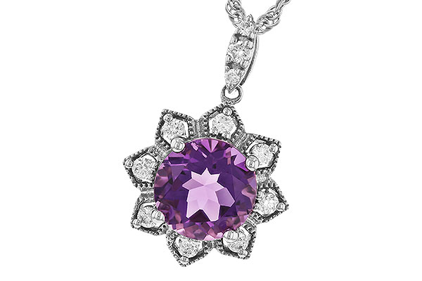 L310-41726: NECK 1.70 AMETHYST 1.87 TGW (8MM RD)