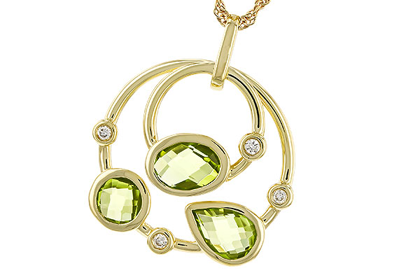 L311-28017: NECKLACE 2.20 PERIDOT 2.26 TGW