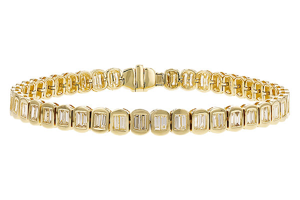 L311-28071: BRACELET 2.30 TW BAGUETTE (7")