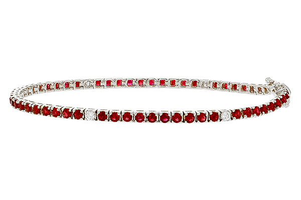 L311-28999: BRACELET 3.04 RUBY 3.29 TGW (7")