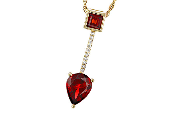L311-29835: NECKLACE 2.15 GARNET 2.20 TGW