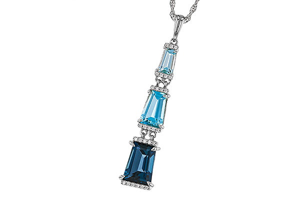 L311-31671: NECKLACE 2.60 TW BLUE TOPAZ 2.65 TGW