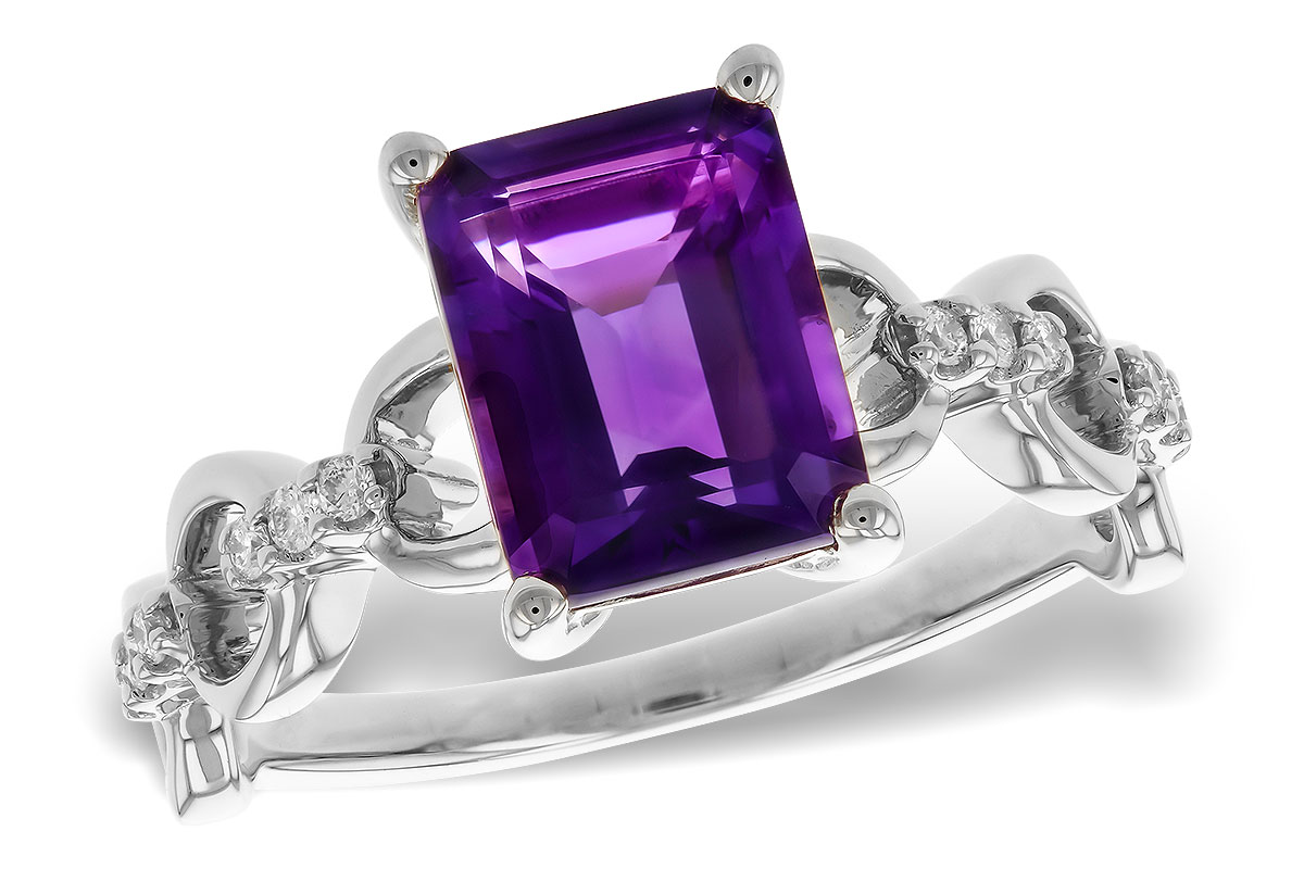 L311-34390: LDS RG 1.95 AMETHYST 2.05 TGW (9x7MM AMY)