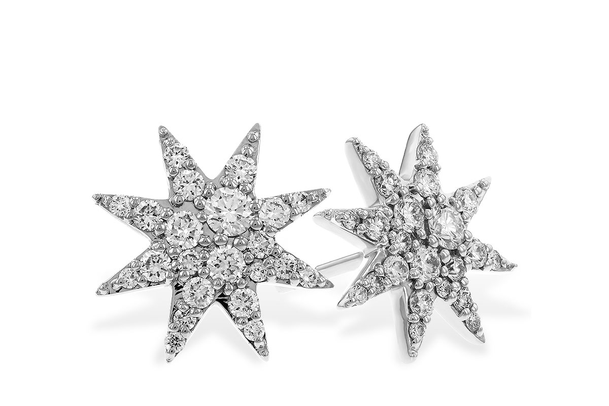 L311-34399: EARRINGS .50 TW
