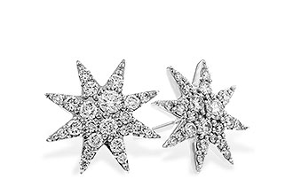 L311-34399: EARRINGS .50 TW