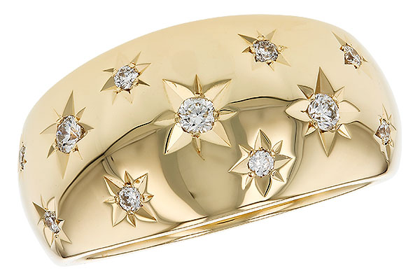 L312-18971: LDS DIA WEDDING RING .18 TW