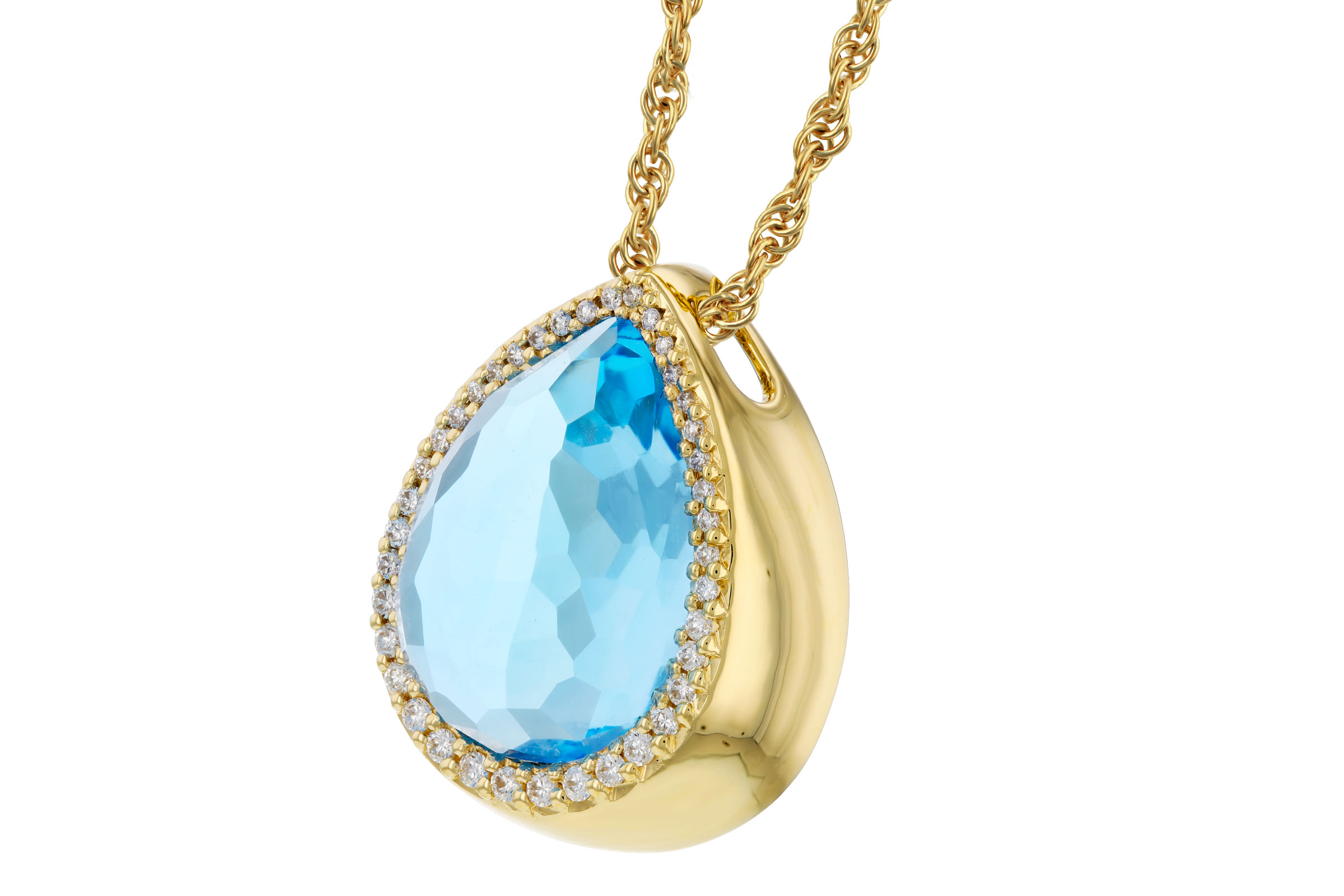 L312-19899: NECK 5.78 LONDON BLUE TOPAZ 5.92 TGW (14x10MM)