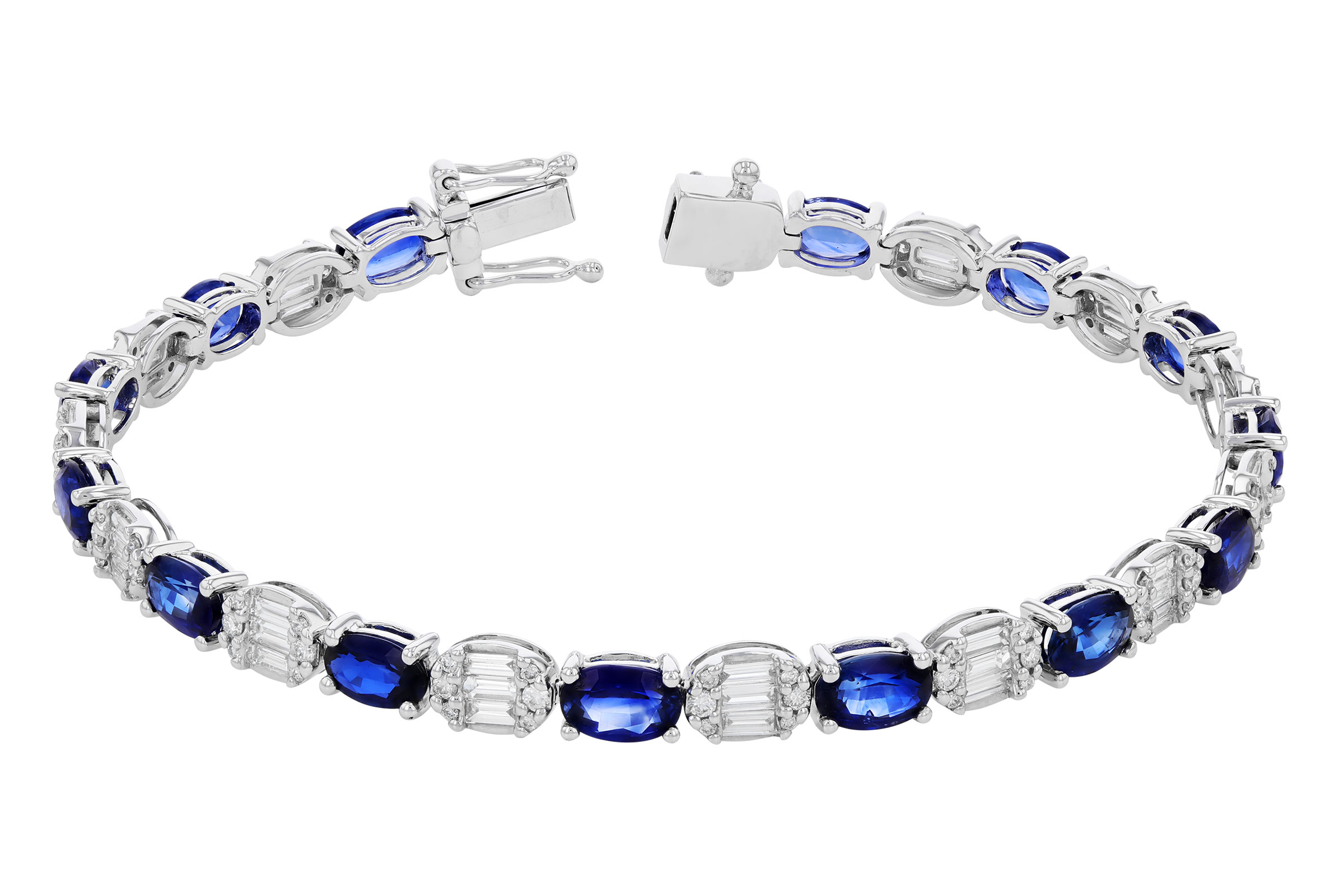 L312-19908: BRACELET 7.28 TW SAPPHIRE 8.98 TGW (7")