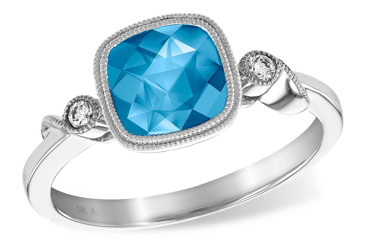 M223-16226: LDS RG 1.66 BLUE TOPAZ 1.71 TGW