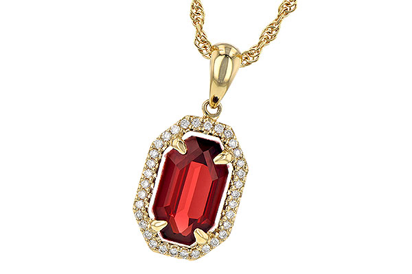 M226-78971: NECK 1.66 GARNET 1.75 TGW