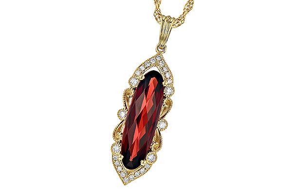 M226-78980: NECK 2.58 GARNET 2.70 TGW