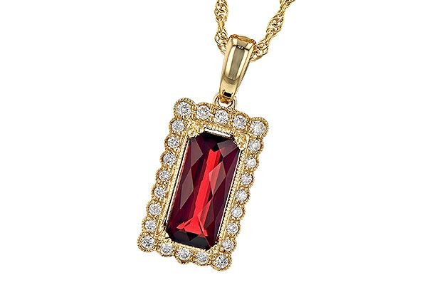 M309-47135: NECK 1.80 GARNET 1.95 TGW