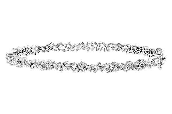 M309-47144: BANGLE .84 TW BAGUETTE DIAS