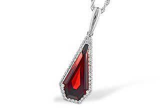 M309-48008: NECK 4.00 GARNET 4.17 TGW