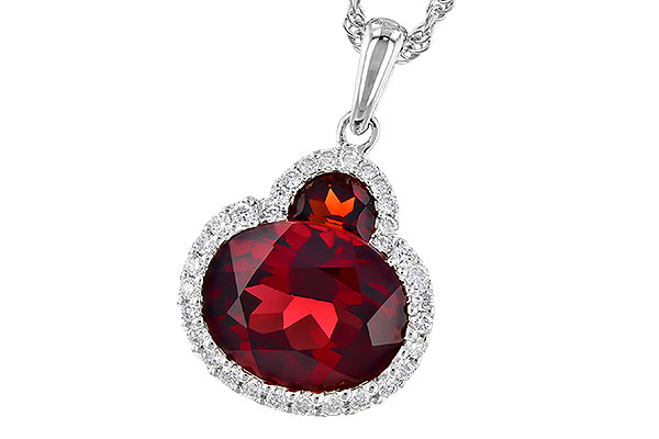 M309-53535: NECK 3.02 TW GARNET 3.16 TGW