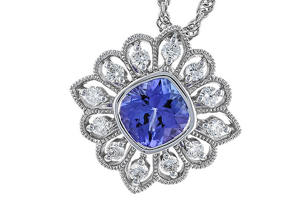 M310-39908: NECK .98 TANZANITE 1.24 TGW (6MM TANZ)