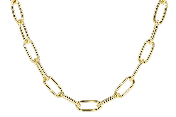 M310-42608: PAPERCLIP SM (18IN, 2.40MM, 14KT, LOBSTER CLASP)