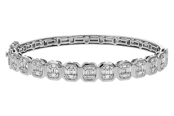 M311-28071: BANGLE .81 TW BAGUETTE 1.00 TW