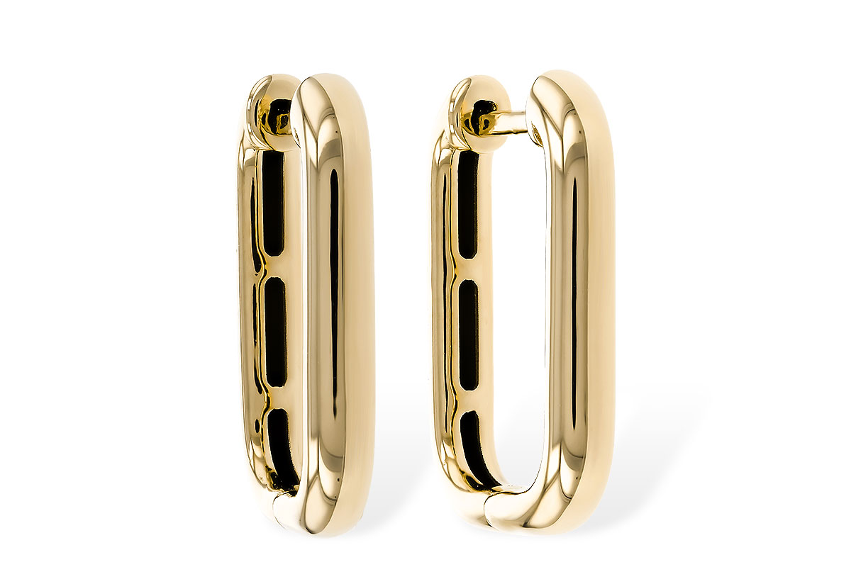 M311-33544: GOLD EARRINGS (18MM)