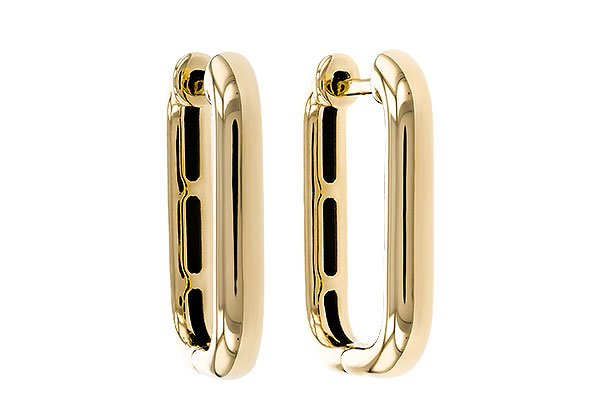 M311-33544: GOLD EARRINGS (18MM)