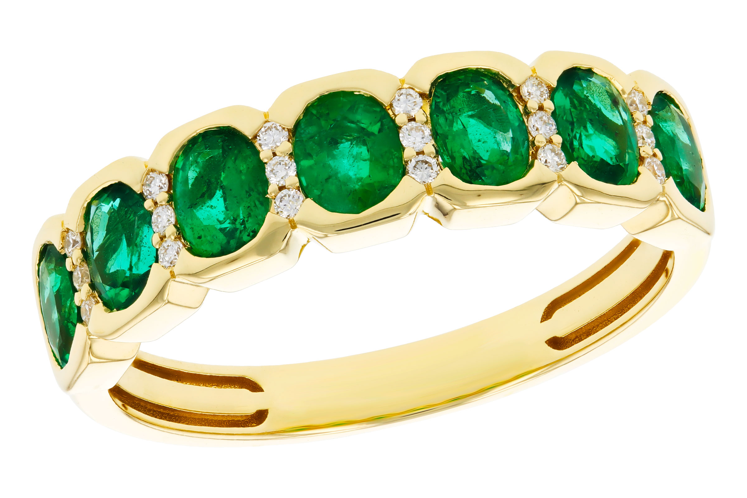 M312-20808: LDS WED RG 1.15 TW EMERALD 1.22 TGW